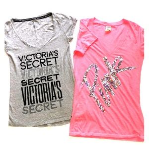 SOLD Two Victoria Secret Tee’s